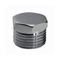 EPRA Čep 1/2"M, Krom instalacije